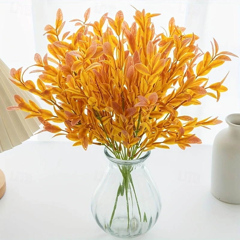 6 szt. sztucznych roślin pieniężnych, sztuczna zieleń, plastikowa roślina doniczkowa z liśćmi, sztuczna roślina doniczkowa w stylu europejskim do wystroju domu & wyświetlacz 2026 - $19.99 –P4