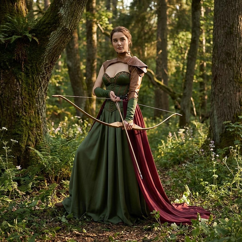 Набор Средневековый Эпоха возрождения маскарадный В пол Платья Наручи Броня плечей с аксессуарами Без рукавов Эльф фея Маскарадный костюм Жен. Хэллоуин Карнавал 2026 - $183.99 –P1