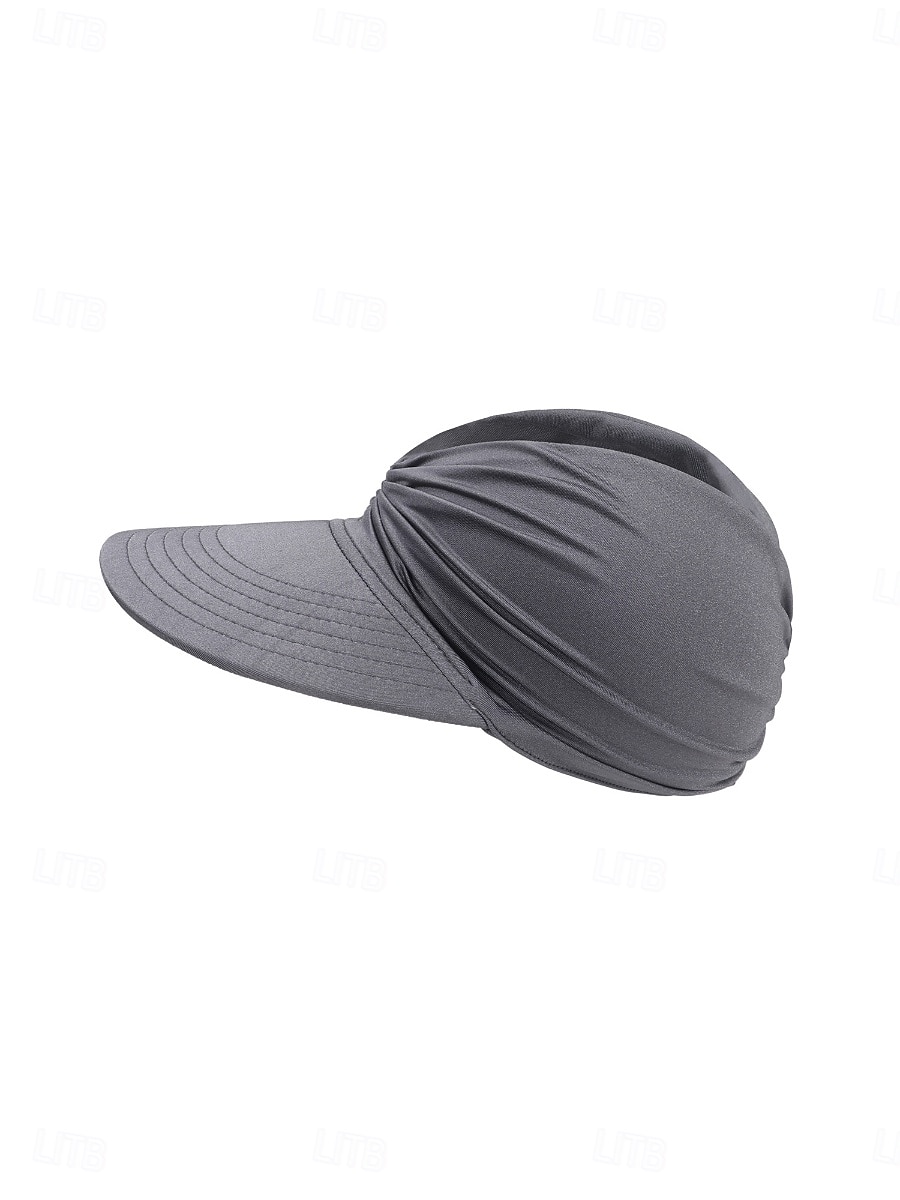 Damen Hut Sonnenhut Sonnenschutz Winddicht Täglich Outdoor Strand Einfarbig 2026 - $6.99 –P17