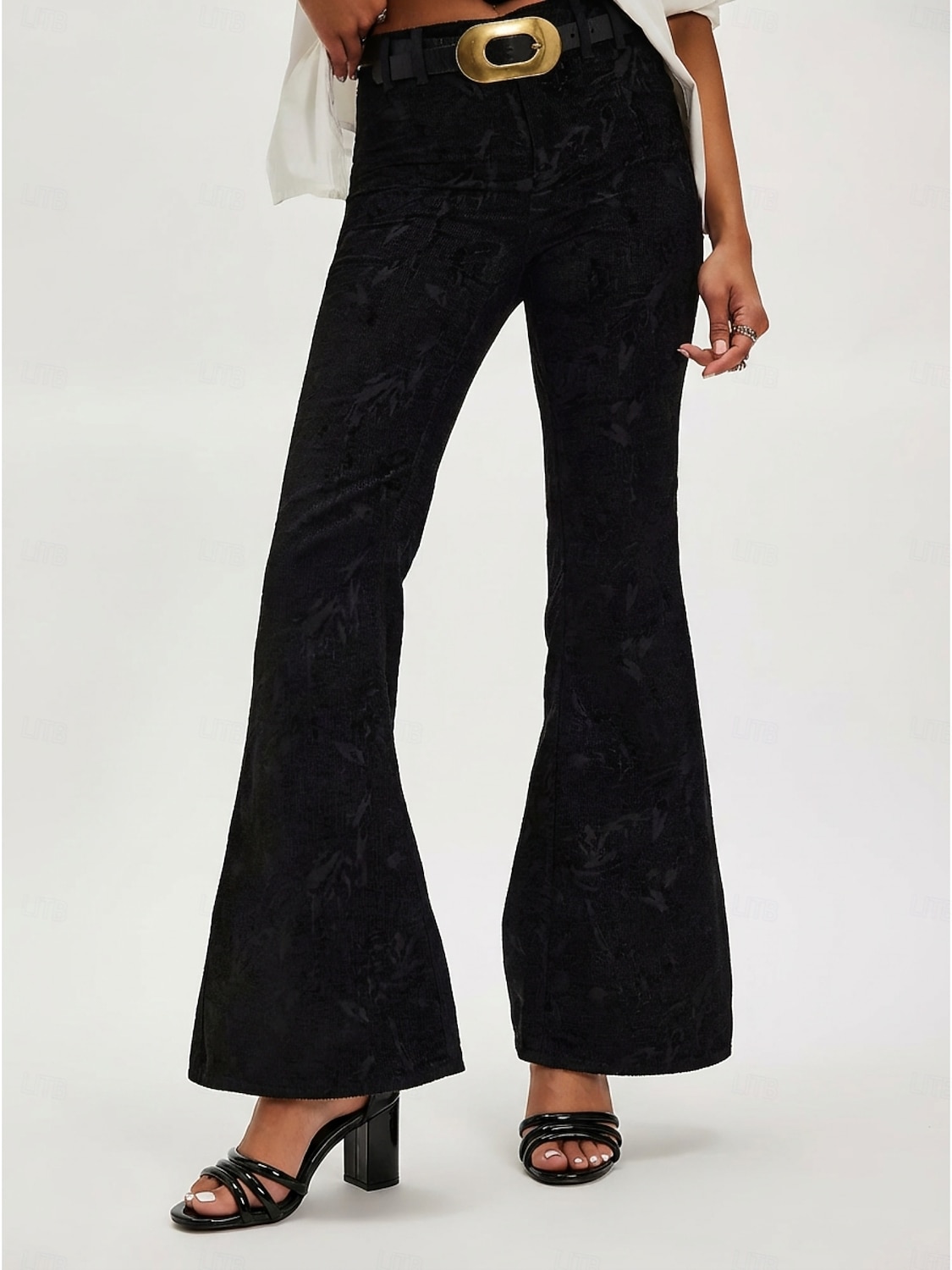 Weiße Damen-Sandalen mit Blockabsatz – elegante, mehrreihige Sandalen mit offenem Zehenbereich und verstellbarem Knöchelriemen, ideal für Abendessen im Urlaub und Partys im Resort. &Sommerabende 2026 - $34.99 –P3