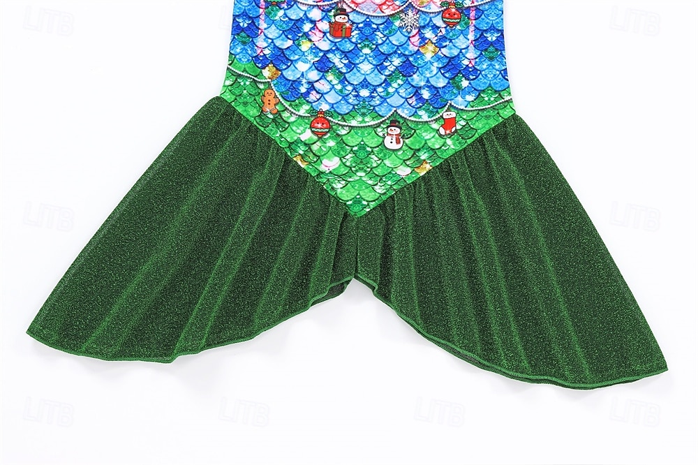 Sirène Princesse Sirène Robe Costume de soirée à thème Cosplay for Fille Enfant Carnaval Mascarade Soirée Fête de 2026 ? $25.99 –P7