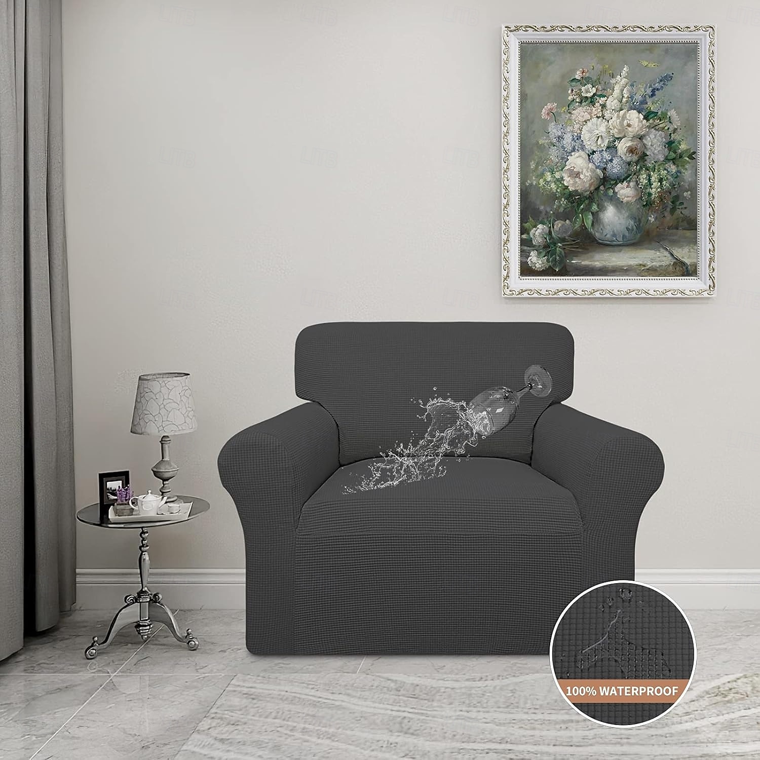 100%-ban vízálló székkanapéhuzat, kettős vízálló kanapéhuzat, rugalmas jacquard kanapéhuzat, szivárgásmentes bútorvédő gyerekeknek, háziállatoknak, kutyáknak és macskáknak 2026 - $70.99 –P4