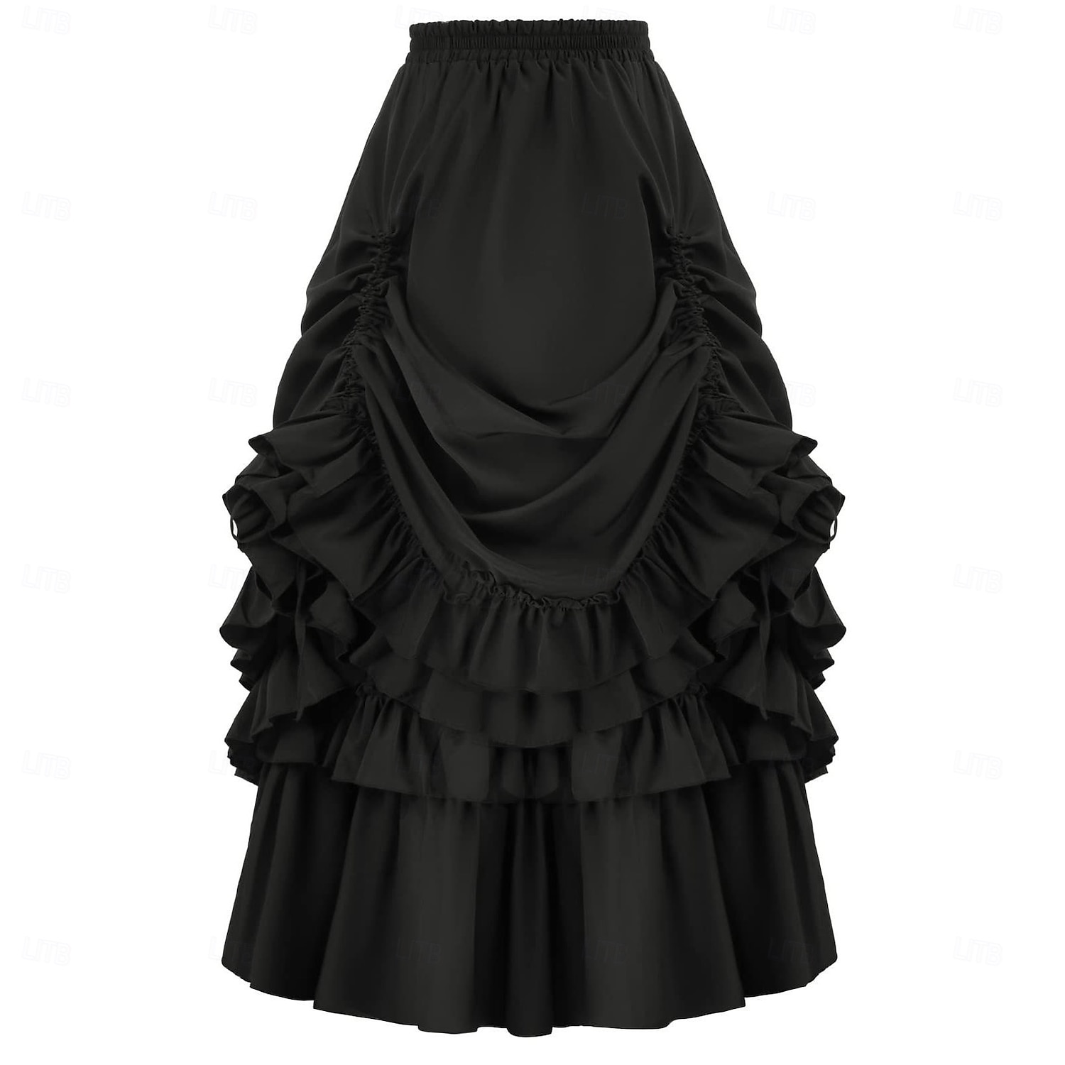 Conjunto Elegante Medieval Renacimiento Hasta el Tobillo Falda Blusa / Falda Larga Princesas Dama Corte A Disfraz Mujer Fantasía Navidad Víspera de Todos los Santos Feria del Renacimiento LARP Adulto 2026 - $103.99 –P4