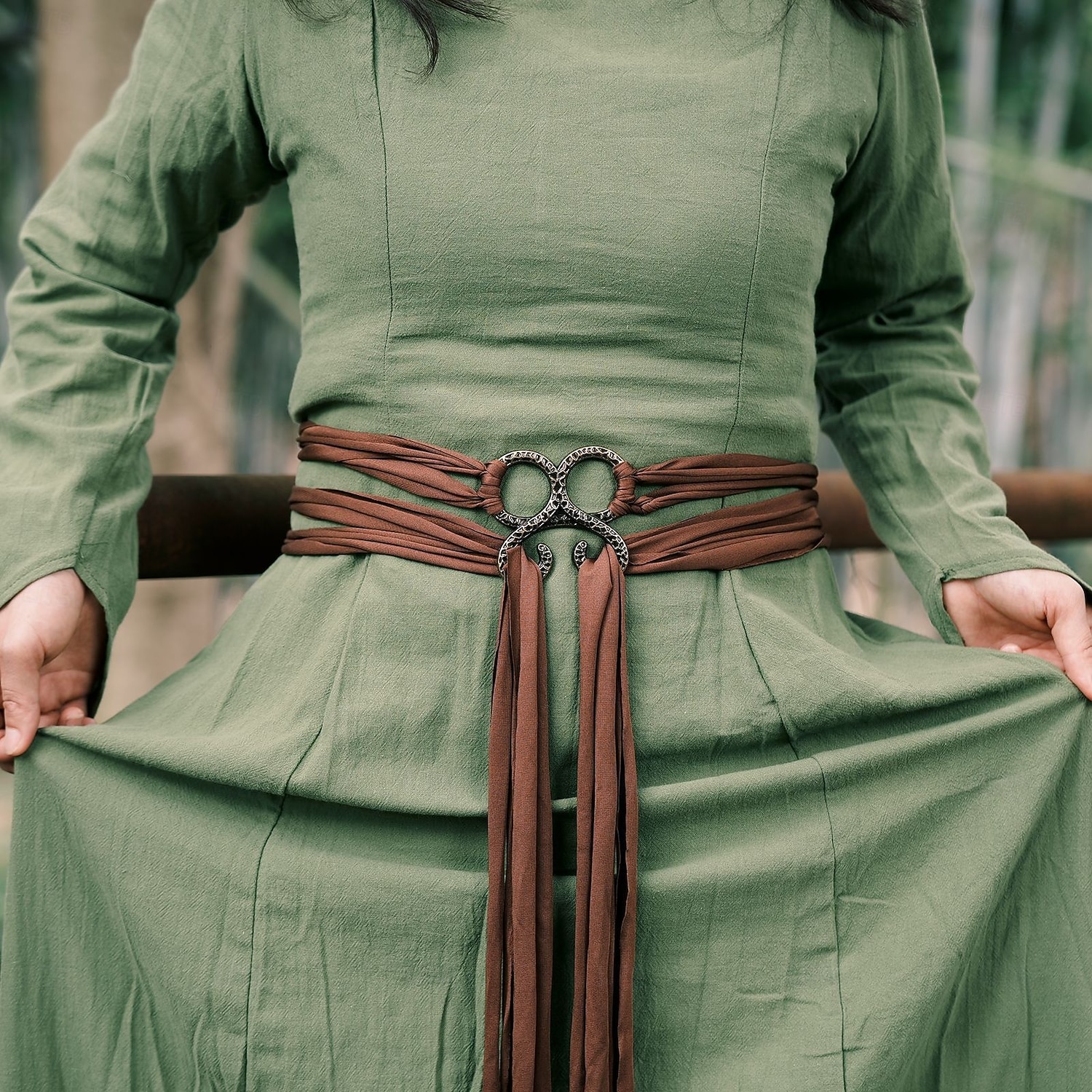 Medieval Renaissance Fancy Costume Accessories Elf Fairy Elven Fancy Dress Women's Fantasy Halloween Carnival Performance LARP Ren Faire Adults' Belt 2026 - ZAR R306.24 –P2