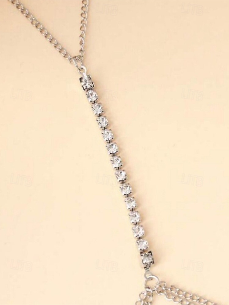 Dam Kroppskedja Silver Brun Legering Elegant Mode Standkläder 2026 - $7.99 –P9