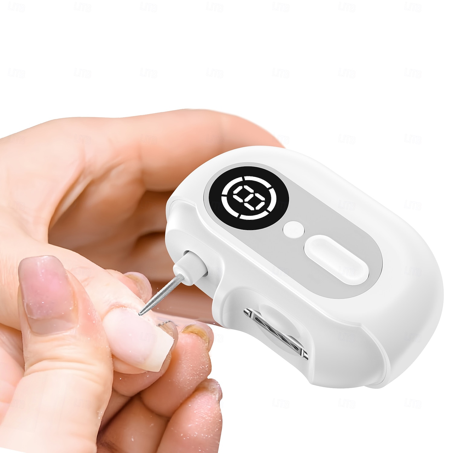 Электрическая пилочка для ногтей 4-в-1 с аккумулятором и светодиодной подсветкой, питанием от USB, обеспечивает салонное качество, имеет 2 скорости и подходит для женщин, мужчин, взрослых и пожилых 2026 - $45.99 –P2