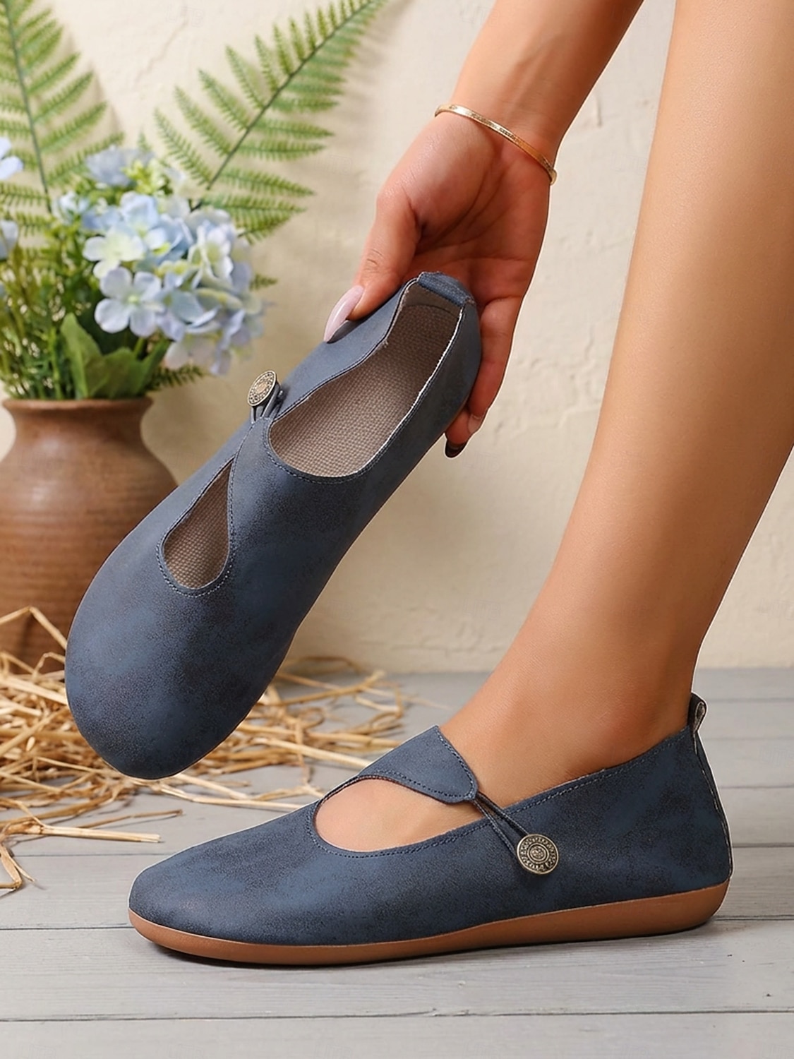 Женские повседневные балетки «Мэри Джейн» с широкой стопой – удобная обувь в винтажном стиле для женщин с широкой стопой, для повседневной носки, прогулок, работы, путешествий, шопинга, прогулок в саду и повседневной носки. 2026 - $19.99 –P3