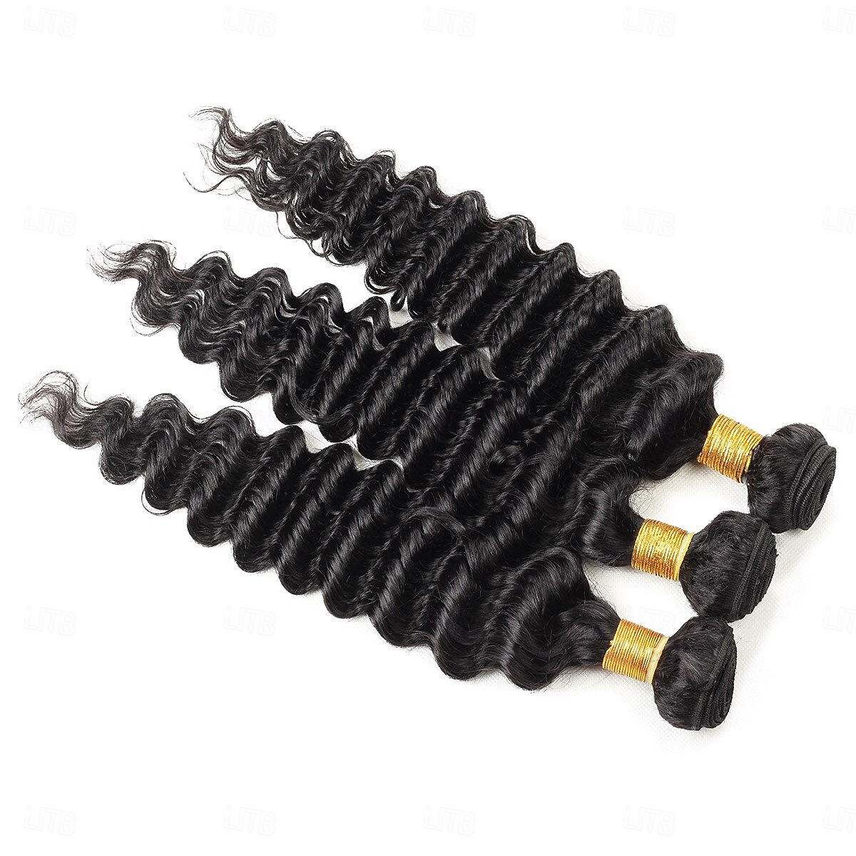 Cabelo humano brasileiro, 3 pacotes, ondas profundas, cabelo humano Remy, trama de 12 a 30 polegadas, 300g de 2026 por $213.69 –P6