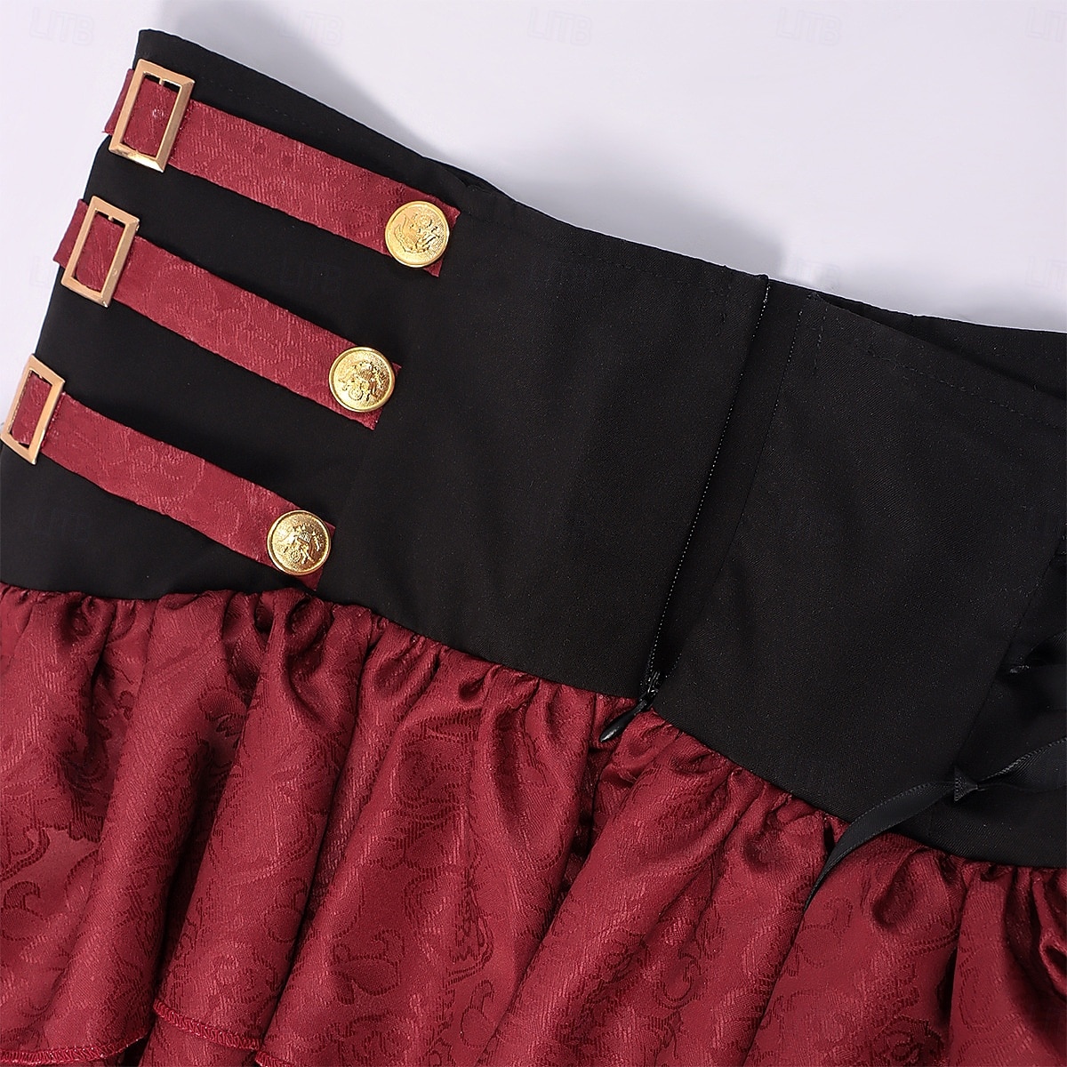 Medievale Rinascimento Steampunk Gonna Costume di fantasia Pirata Costume Per donna Halloween Carnevale Performance LARP Fiera Rinascimentale Adulti Gonna del 2026 a $65.99 –P6