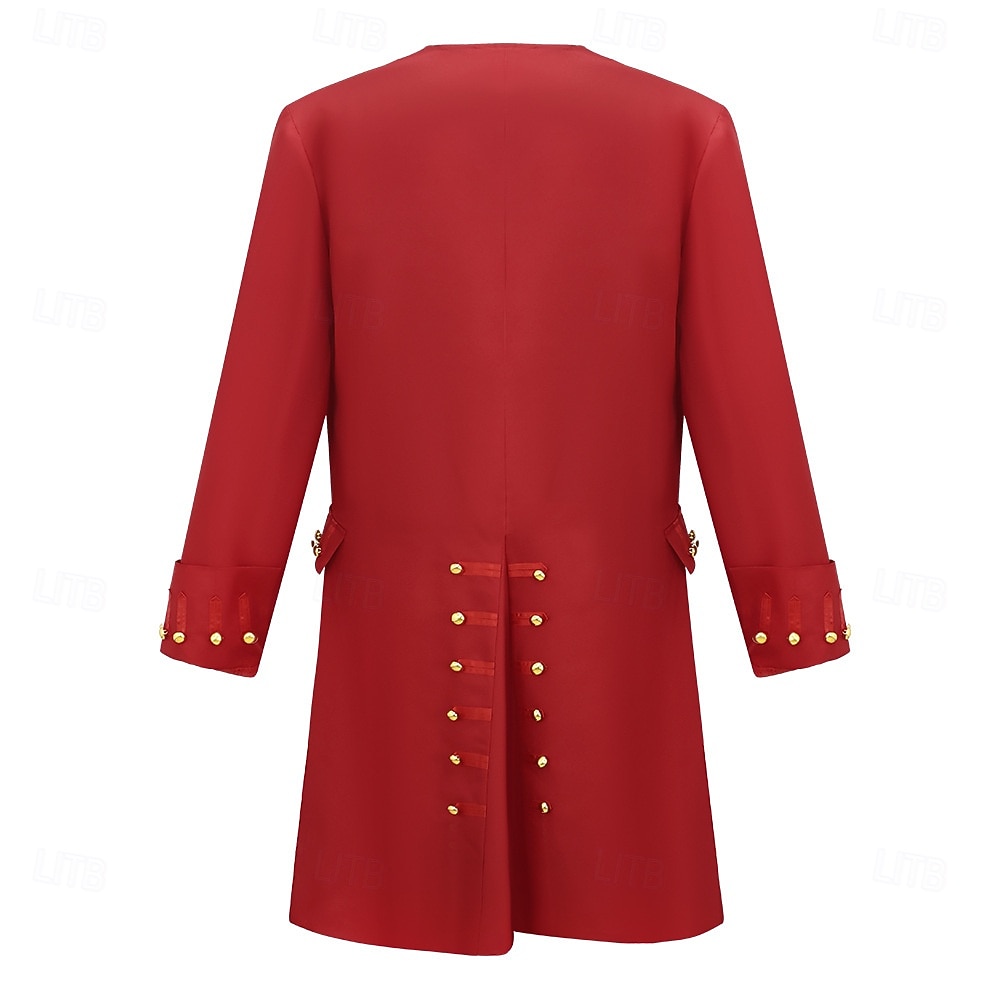 Retro Vintage Rococó Vitoriano Casacos Manga Comprida Traje Real Fantasia Homens Dia Das Bruxas Carnaval feira renascentista LARP Adulto Blusa de 2026 por $70.99 –P3