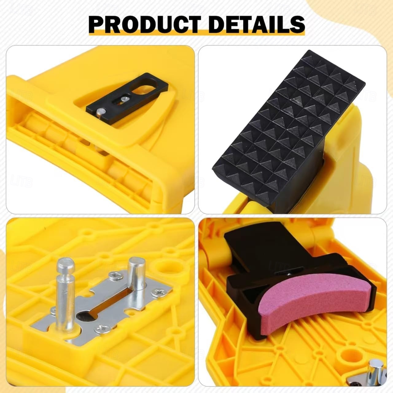 точилка для зубьев бензопилы, прочная, простая в использовании, мощная, острая, с креплением на шину, быстрая заточка, инструменты для заточки цепей бензопилы с точильными камнями. 2026 - $15.99 –P5