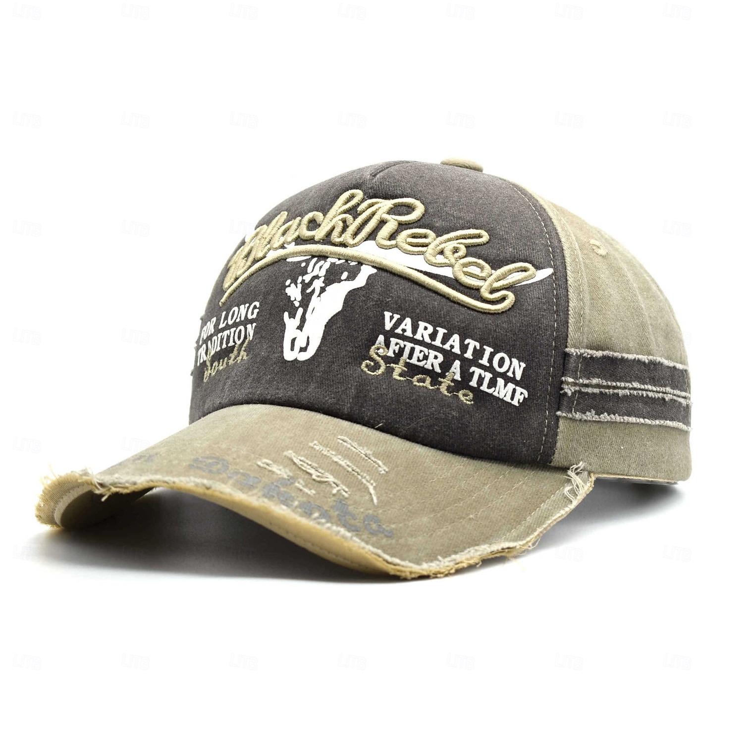 μαύρο καπέλο φορτηγού Rebel, vintage καπέλο μπέιζμπολ με κεντημένο λογότυπο, ρετρό στυλ δρόμου, ρυθμιζόμενο snapback, mesh back, casual unisex καπέλο μπαμπά 2026 - $15.99 –P6