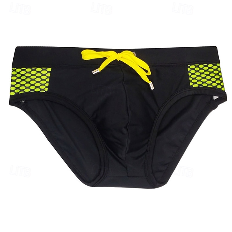 Herren Badeshorts Badehose Badehosen Patchwork Punkt Kordelzug Schnelltrocknend Elastisch Atmungsaktiv Unterteile Surfen Wassersport Schwimmen Sommer 2026 - $13.99 –P11