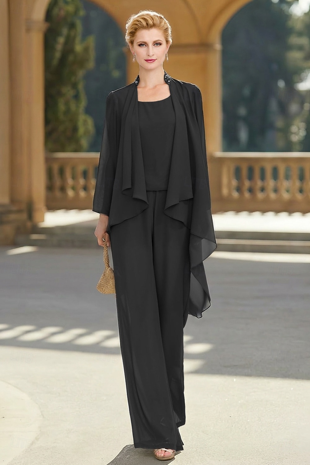 Kvinnes Stola Shrug Mors Stola Frakker  Jakker Elegant Solbeskyttelse Lange Ermer Chiffon Bryllups Gjest Stola med Perler Fest Kveld Vår  Høst å imponere 2026 - $49.99 –P9