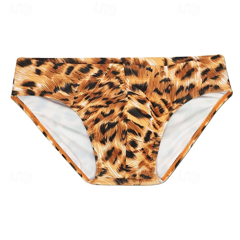 Pánské Běžný Plavky pánské Plavecké trenýrky Plavecké kalhotky Leoprint Rychleschnoucí Natahovací Prodyšné Bez rukávů Spodní část oděvu Surfování Vodní sporty Plavání Léto 2026 - $13.99 –P5