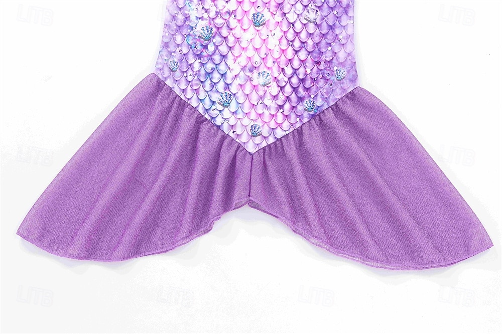 Sirena Principessa Sirena Vestito Costume per festa a tema Cosplay for Ragazze Bambini Carnevale Mascherata Feste Ferie del 2026 a $23.99 –P7