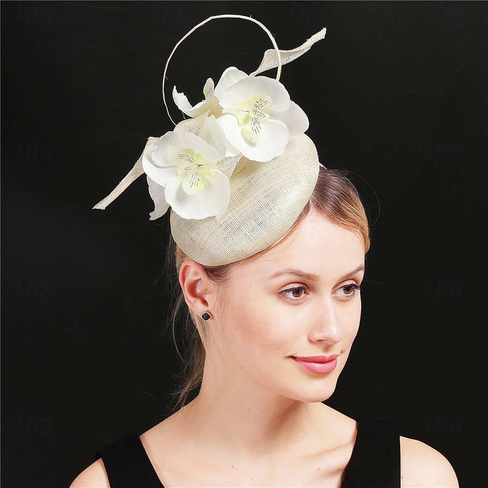 Derby Copricapo Cappello Fascinator affascinante Gentildonna Floreale Piuma Costume Per donna Mascherata Tè Ascot Festival delle corse di cavalli Adulti Copricapo del 2026 a $46.99 –P5