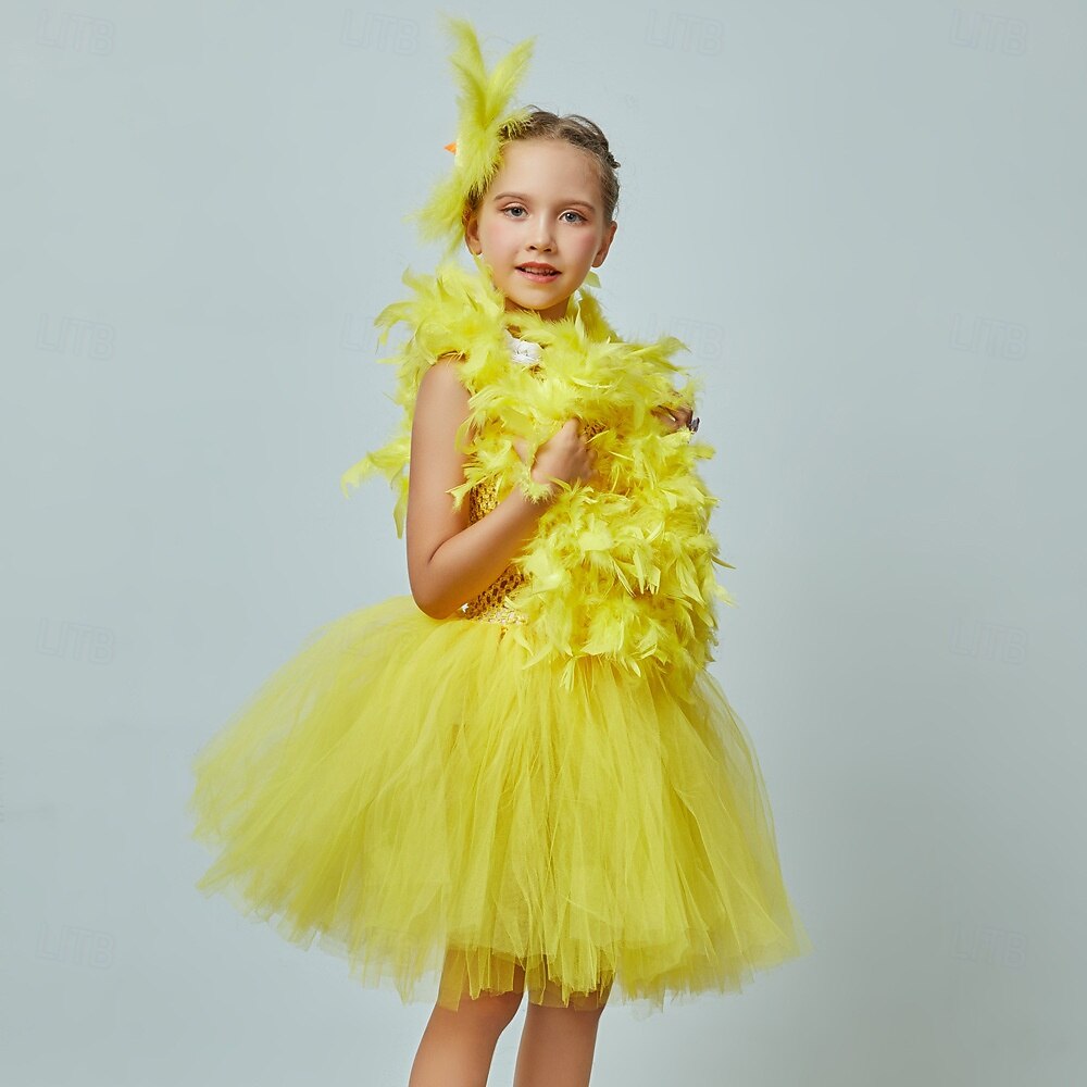 Petrecere Costum Animal Drăguţ Pentru copii Fete Zuia Copiilor Paște Performanță Îmbrăcați-vă 2026 - $32.99 –P4