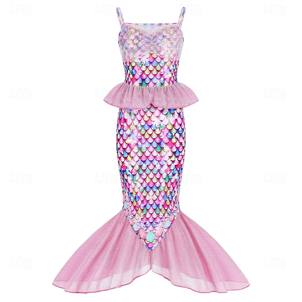 Γοργόνα Πριγκίπισσα Γοργόνα Φορέματα Στολή θεματικού πάρτι Στολές Ηρώων for Κοριτσίστικα Παιδικά Απόκριες Μασκάρεμα Πάρτι Αργίες 2026 - $23.99 –P2