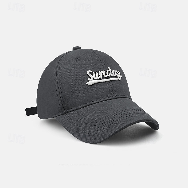 Homme Casquette de baseball Noir Rose Claire Coton Broderie Lettre Actif Mode Exagéré Occasionnel Quotidien Extérieur Couleur Unie Lettre Protection solaire Protection Solaire UV Écran solaire de 2026 ? $11.99 –P8