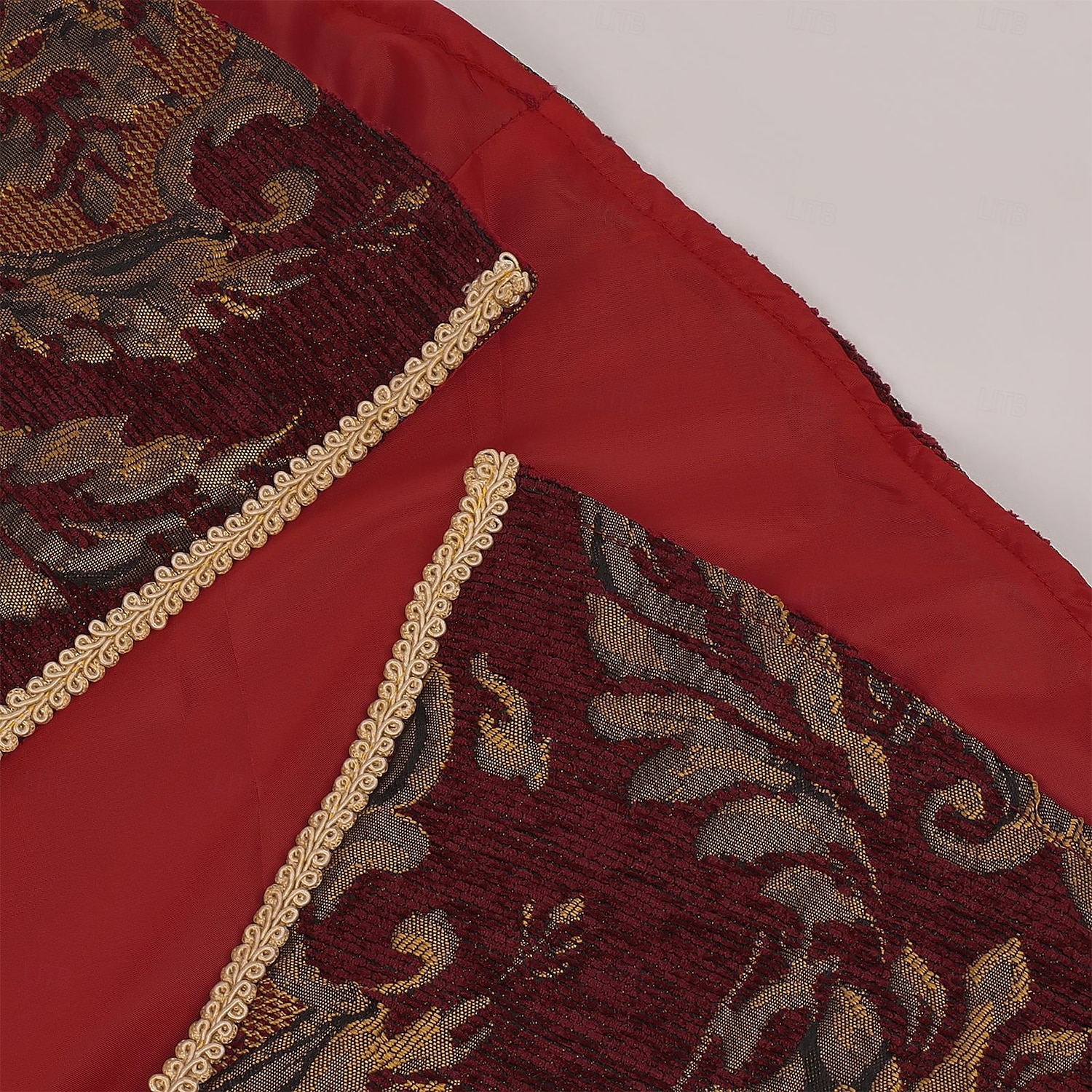 2026年 ロココ調 ヴィクトリアン ルネッサンス ケープ ファンシーコスチューム 貴族 王室の衣装 フィット＆フレア 仮装 男性用 ファンタジー ハロウィーン カーニバル 性能 LARP レンフェア 成人 上着 パンツ クローク  コレクション – $121.99 –P17