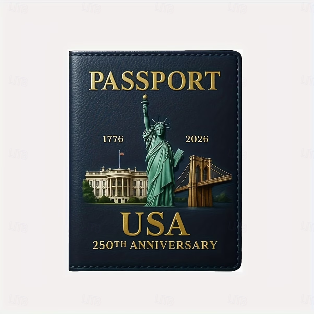 κάτοχος διαβατηρίου για την 250ή επέτειο των Ηνωμένων Πολιτειών, κάτοχος διαβατηρίου για το ιδρυτικό πνεύμα, αναμνηστική έκδοση για τα 250 χρόνια, πορτοφόλι διαβατηρίου ταξιδιού, κλείδωμα RFID, 2026 - $16.99 –P12