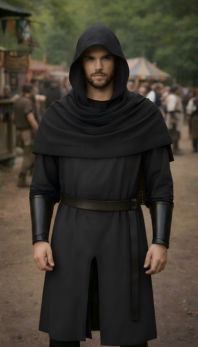 Mittelalterlich Renaissance Ausgefallene Kostüme Armschützer Tunika Krieger Wikinger Kostüm Herren Halloween Karneval Leistung LARP Renaissance-Messe Erwachsene Kostüm 2026 - $54.99 –P13