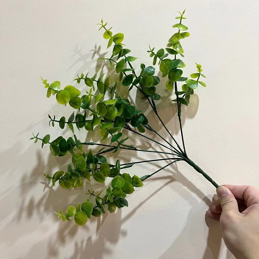 4 pcs Eucalyptus Stems Decor Artificial Eucalyptus Leaves Faux Eucalyptus Stems Real Touch Fake Greenery Branches for Wedding Flower Bouquet Centerpiece Home Office Decoration 2026 - $15.99 –P6