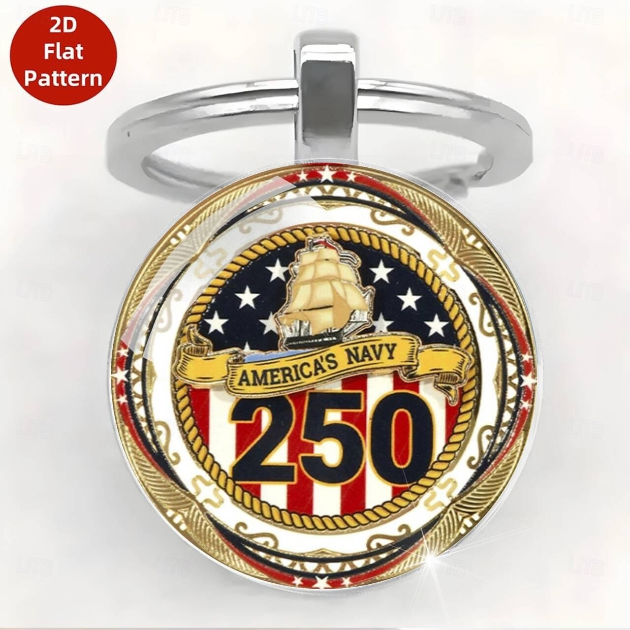 8 delar 250 år av frihet, amerikanskt 250-årsjubileum, nyckelringar i zinklegering &kristallglas, amerikansk historia &patriotiska symboler, amerikansk flagga &Eagle Capitol självständighetsdag 2026 - $13.99 –P9