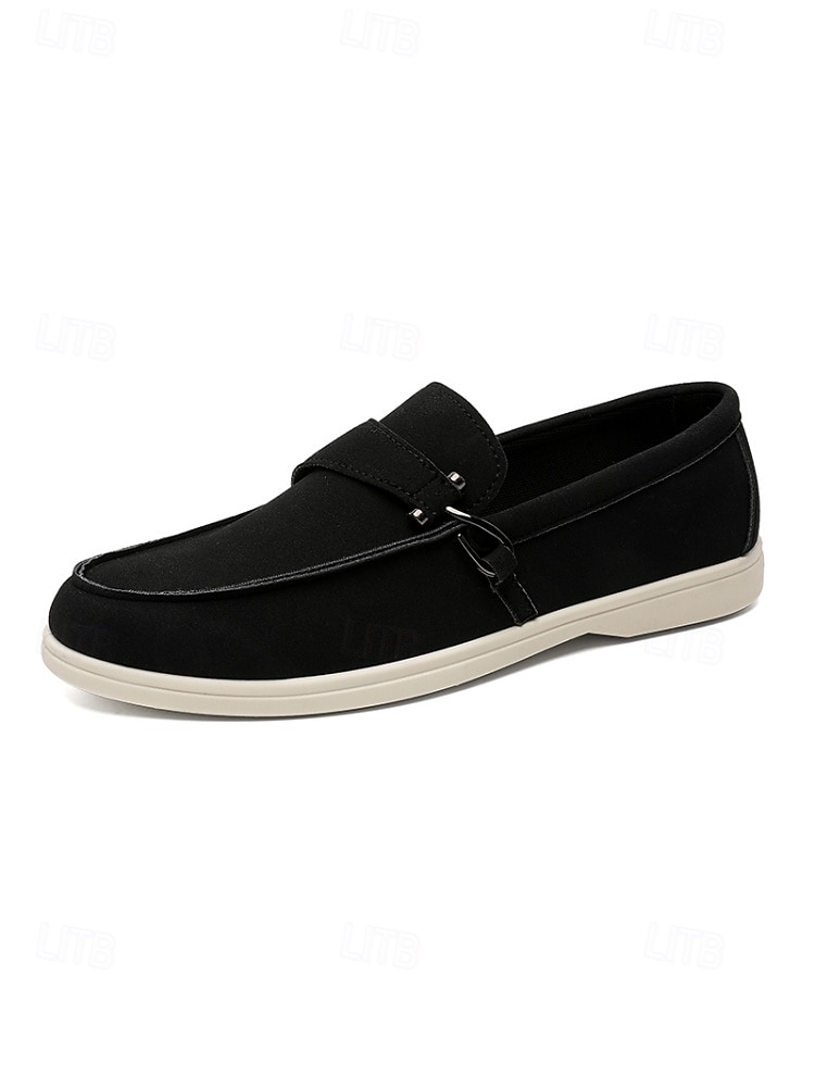 Mocasini bej pentru bărbați, fără mâneci, design elegant cu talpă amortizată, stil formal confortabil pentru nunți în grădină, petreceri și ocazii speciale 2026 - $42.99 –P14