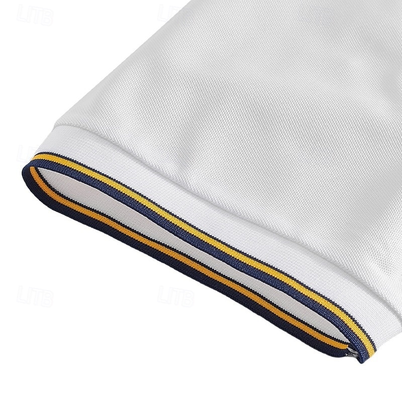 Hombre Camiseta de golf Camisetas polo piqué Casual Negocio Cuello polo acanalado Manga Corta Moda Básico Color sólido Plano Botones Verano Primavera Primavera & Otoño Ajuste regular Azul cielo 2026 - $11.99 –P6