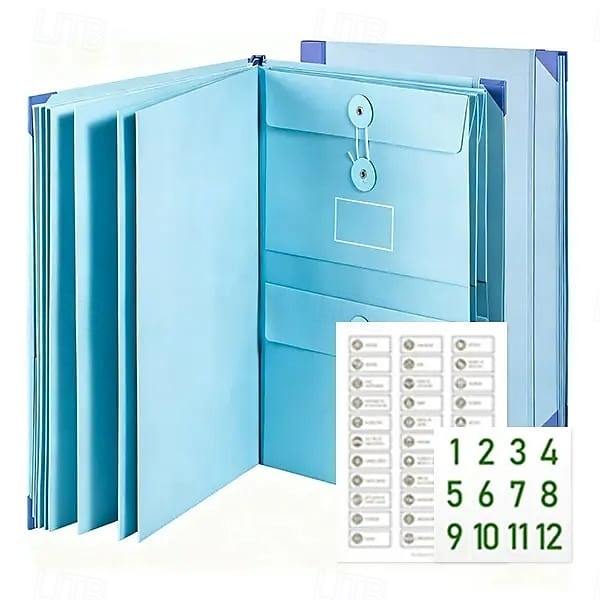 organizer harmonijkowy na dokumenty w manili, teczka na dokumenty na paszporty i akty urodzenia &ważne dokumenty – biuro &rozwiązanie do przechowywania w domu 2026 - $25.99 –P1