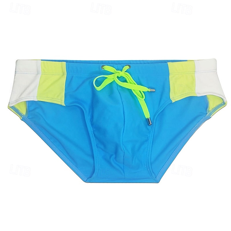 Per uomo Standard Costume da bagno Costume da Bagno Slip mare Color-blocking Coulisse Asciugatura Rapida Elastico Traspirante Senza Maniche Pantaloni Surf Sport Acquatici Nuoto Estate del 2026 a $13.99 –P15