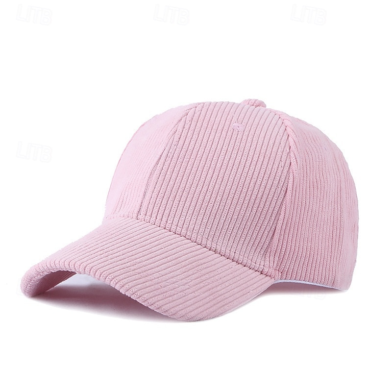 Unisexe Casquette de baseball Noir Jaune Velours côtelé Bandes Pur Chaud ancien Occasionnel Occasionnel Quotidien Vêtements de rue Couleur Unie Protection solaire de 2026 ? $9.49 –P13