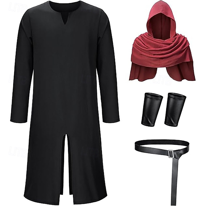 Mittelalterlich Renaissance Ausgefallene Kostüme Armschützer Tunika Krieger Wikinger Kostüm Herren Halloween Karneval Leistung LARP Renaissance-Messe Erwachsene Kostüm 2026 - $54.99 –P2