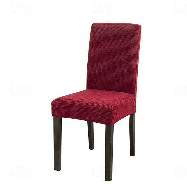 Husă elastică pentru scaun de sufragerie, husă elastică dintr-o singură bucată, pentru scaun de hotel și restaurant, husă de protecție pentru scaun și spătar 2026 - $13.49 –P9