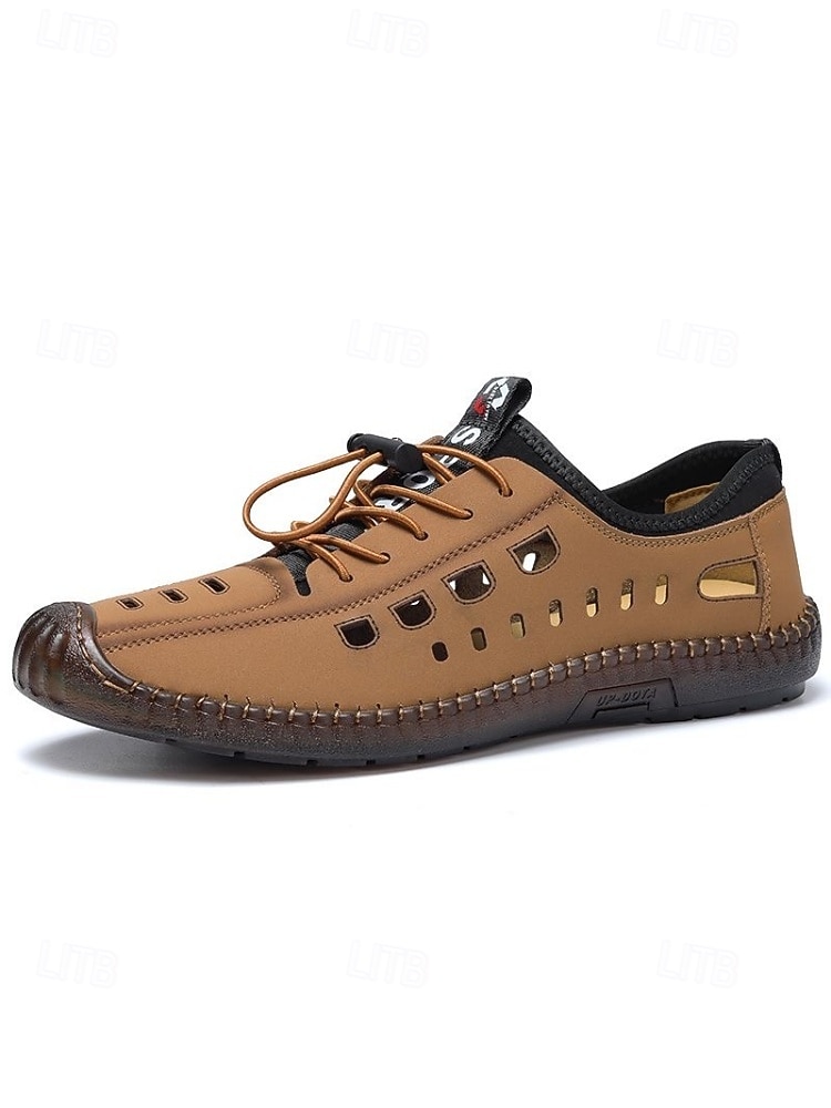 Tênis casuais masculinos marrons, duráveis e confortáveis para aventuras em ilhas e cruzeiros. de 2026 por $34.99 –P7