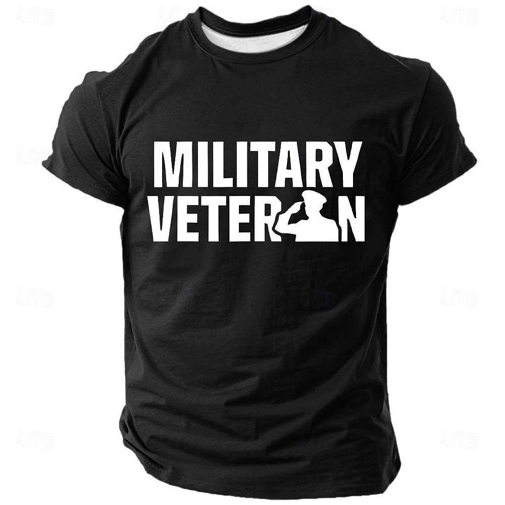 4. července 2026 250. výročí památného dne Pánské vlastenecké tričko s grafikou veterána crew neck s krátkým rukávem 2026 - $21.99 –P2