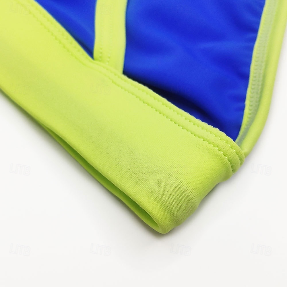 Férfi Úszónadrágok Fürdőnadrág Boxer fazonú fürdőnadrágok Színblokkolás Zsinór Gyors szárítás Rugalmas Légáteresztő Alsók Szörfözés Vízi sportok Úszás Nyár 2026 - $13.99 –P44