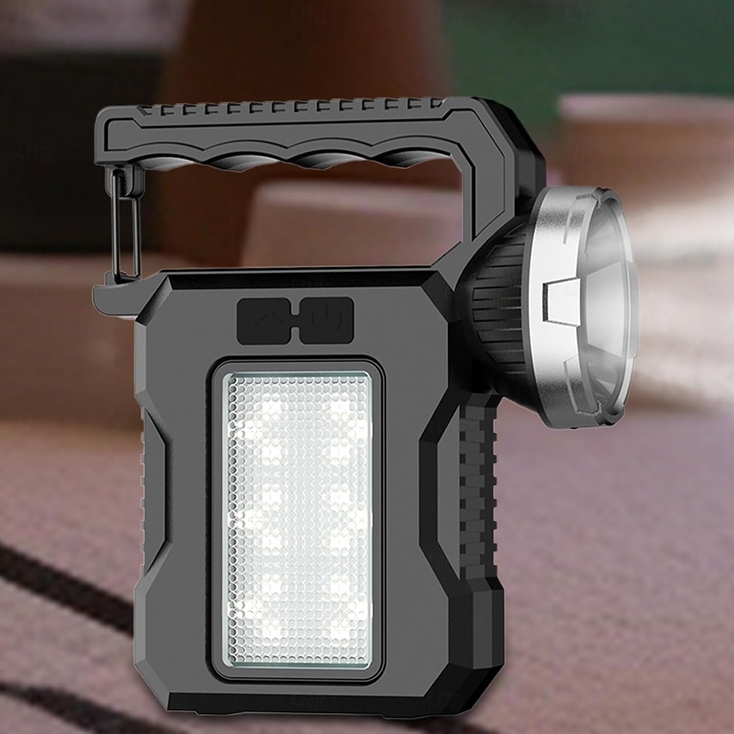 újratölthető zseblámpa, ultra fényes LED-es zseblámpa, napelemes LED-es zseblámpa, nagy lumenű, szuper fényes kiegészítők, kézi zseblámpa kültéri használatra, túlélésre és otthoni biztonságra 2026 - $17.99 –P1