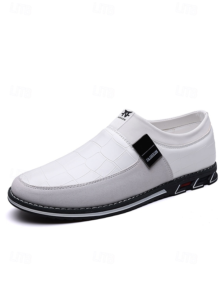 Ανδρικά casual μοκασίνια από τεχνητό δέρμα, άνετα και μοντέρνα, ιδανικά για βραδιές σε θέρετρα και ημιεπίσημες εκδηλώσεις 2026 - $46.99 –P5