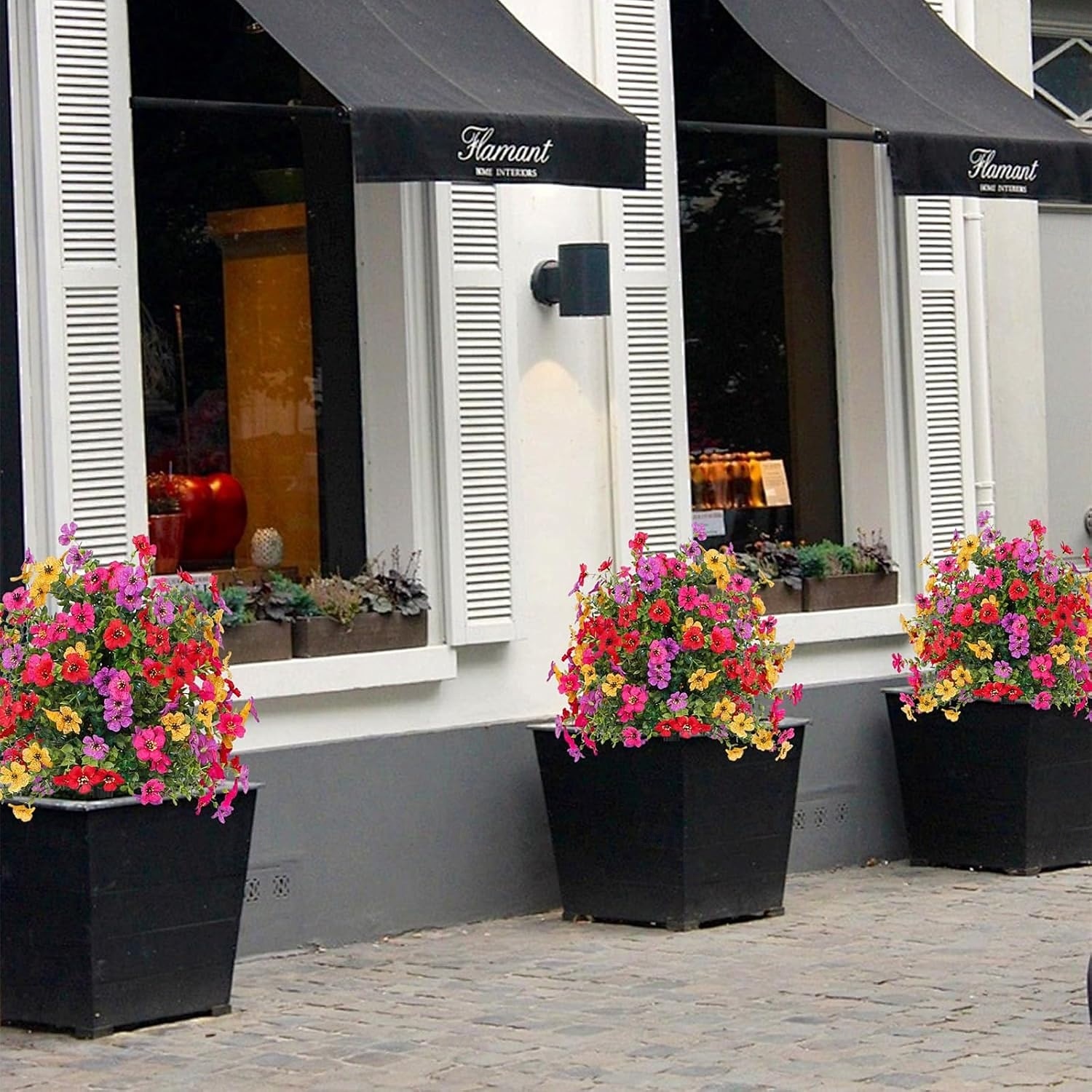 Estaca de flor artificial de 60 cm para decoração externa, topiaria de buxo violeta, árvores multicoloridas para jardim e gramado, feita de plástico resistente que não desbota, ideal para todas as estações. de 2026 por $25.99 –P8