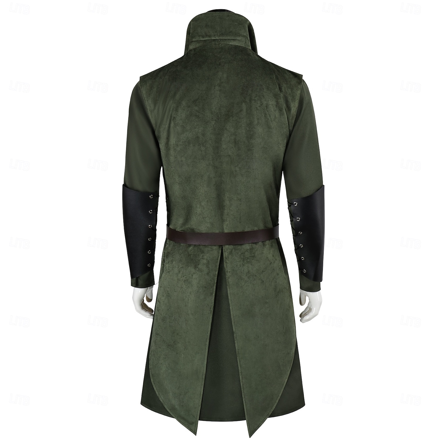 Conjunto Retro Antiguo Medieval Renacimiento Armas y Armaduras Chaleco Cinturón con accesorios Larga Ranger Corte A Disfraz Hombre 4 piezas Víspera de Todos los Santos Carnaval Mascarada Feria del 2026 - $83.99 –P3