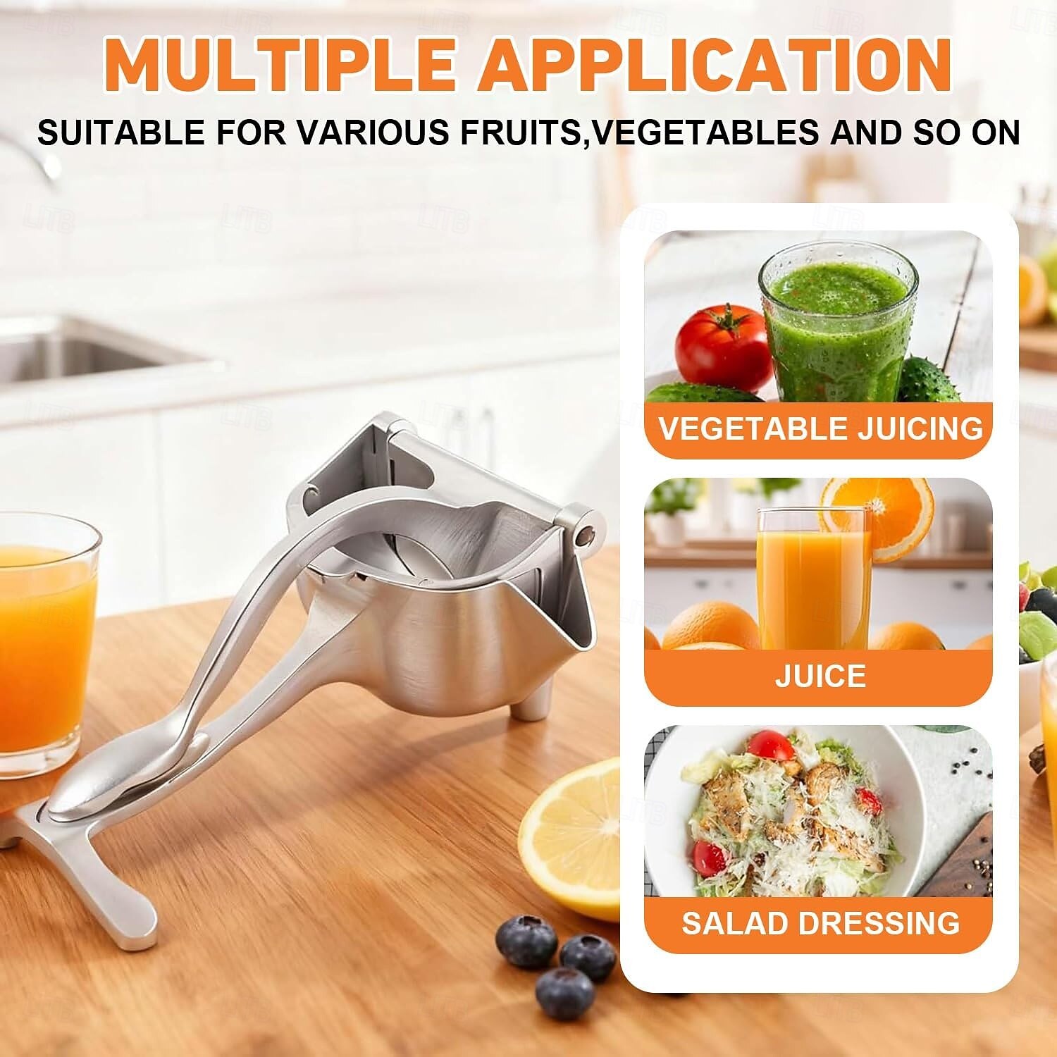 Bpafree Citrus Squeezer Juicer Hand Press Citrus Squeezer Portable Aluminum Alloy Fruit Extractor Easy Fresh Juice Extractor 2026 - $17.99 –P4