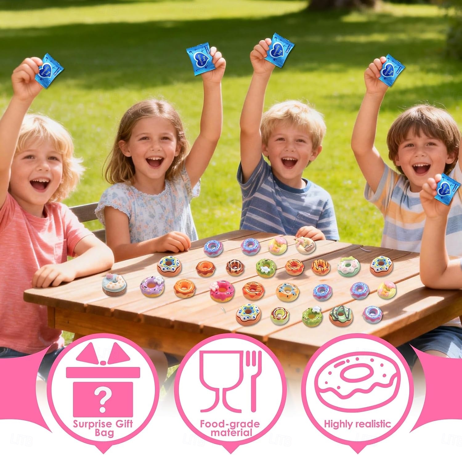 2026年 暗闇で光るミニ樹脂製動物、50/100/200個入りミステリーバッグセット、アヒル、ウサギ、猫、カメなど、DIYクラフト、妖精の庭、家の装飾、子供用コレクション &大人  コレクション – $9.99 –P1