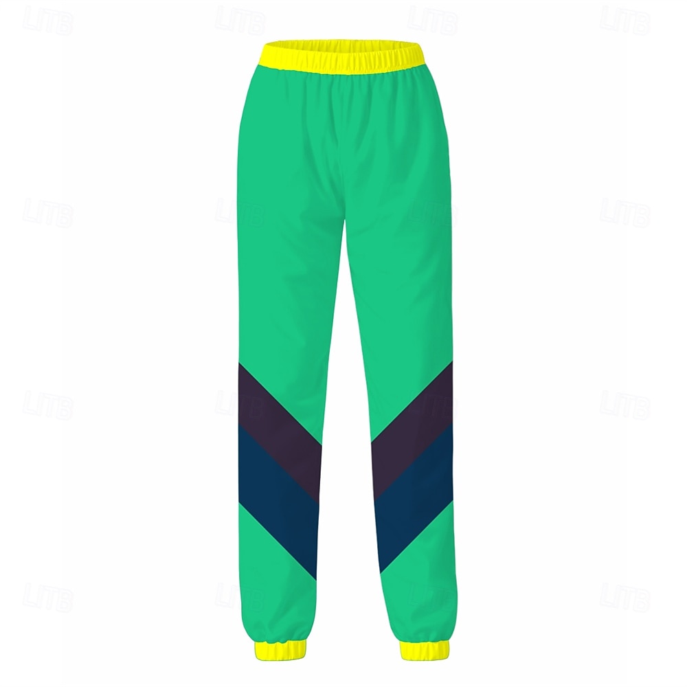 Hippie 1980er Streetstyle Hose Outfits Jacke langarm Disco Kostüm Unisex Karnevalskostüm Maskerade Alltagskleidung Party & Abend Alltagstauglich Erwachsene Oberteil Hose 2026 - $51.99 –P5
