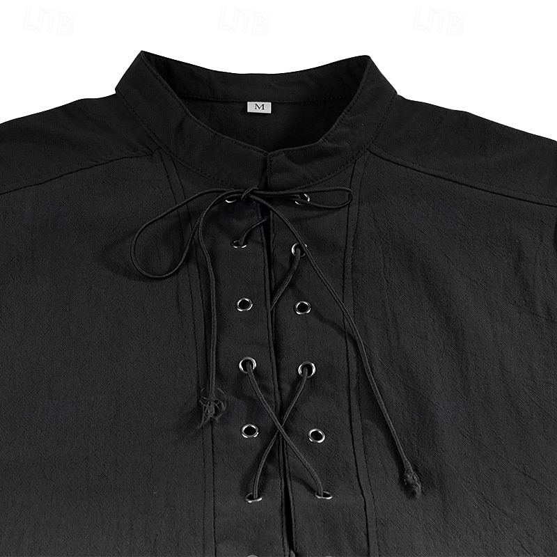 Médiéval Renaissance Costume élégant Guerrier Chevalier Viking Déguisement Homme Viking Fantaisie Halloween Carnaval Performance LARP Foire de la Renaissance Adulte Chemise Pantalon Ceinture de 2026 ? $108.99 –P27