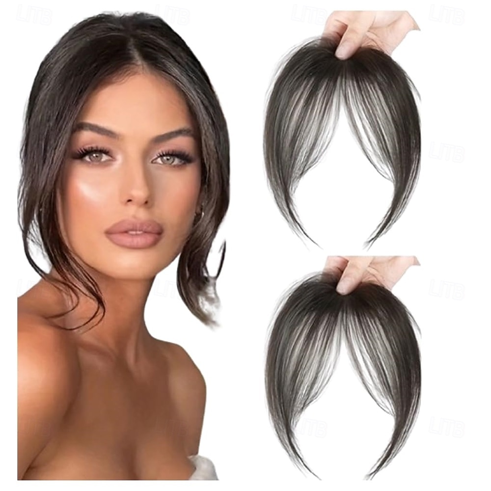 Bangs Hair Clip in Bangs Fringe with Temples Hairpieces for Women Hair Bangs Extension for Daily Wear (Natural black#) 2026 - $9.49 –P8