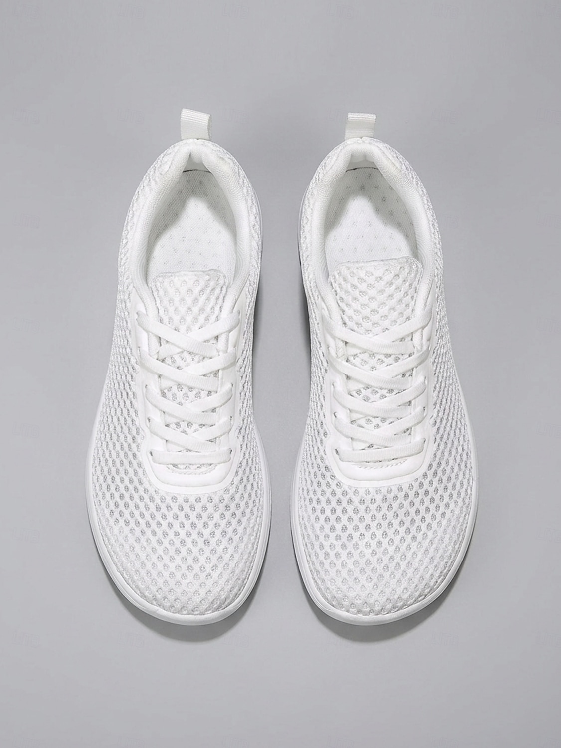 Women's White Wide Fit Breathable Mesh Sneakers - Lightweight Mesh Walking Shoes for Resort Streets, Vacation Travel & Everyday Casual Comfort 2026 - $32.99 –P2