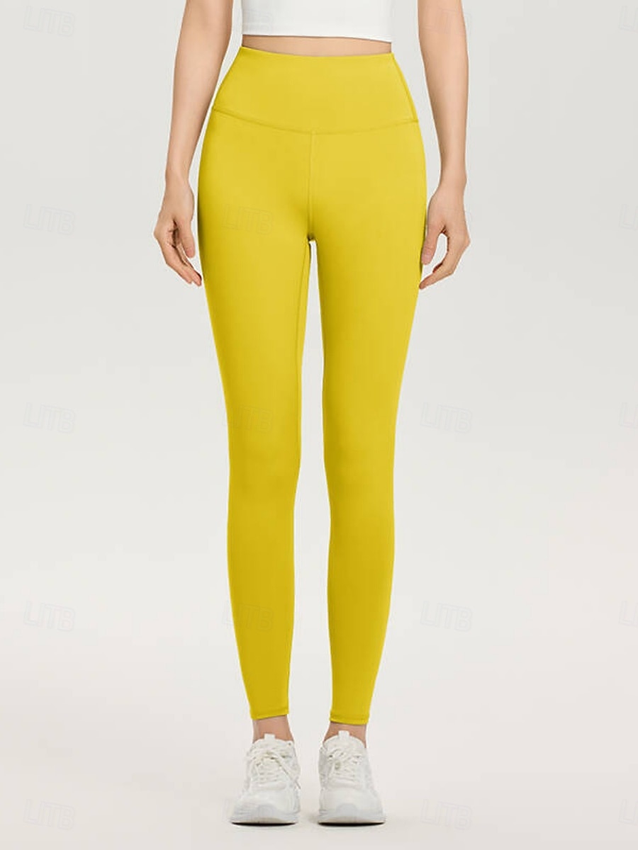 Γυναικεία Παντελόνια Κολάν Μοντέρνα Κομψό στυλ street Βασικό Πλήρες μήκος Ψηλή Μέση Σκέτο Ελαστική μέση Γρήγορο Στέγνωμα Άνετο Υψηλή Ελαστικότητα Καθημερινά Διακοπές Αθλητικά 2026 - $10.99 –P1